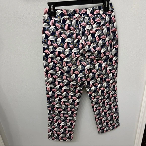 Boden Floral Geometric Dress Pants Size 4L - Picture 4 of 6